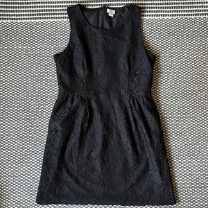JCrew Black Lace Dress